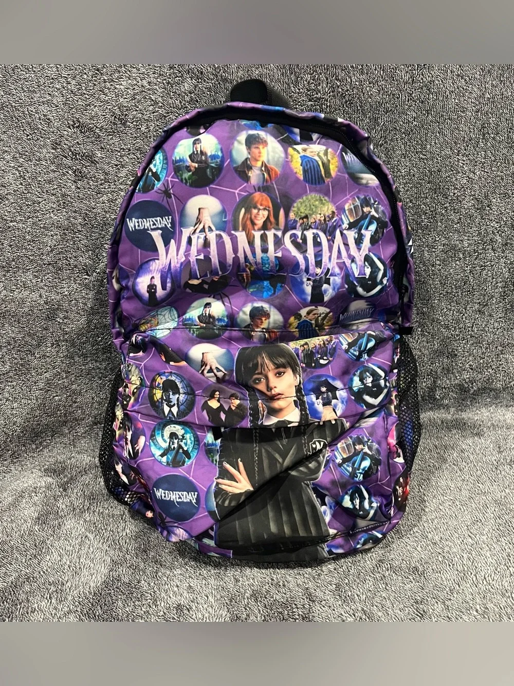 Wednesday Addams themed backpack
